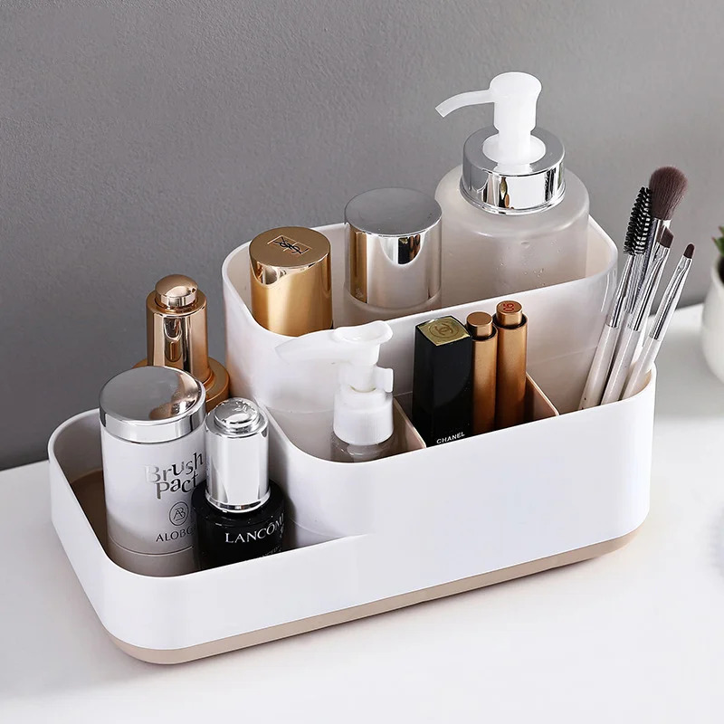 Beauty Makeup Desk - Creative Makeup Organizer Box with Drawer
