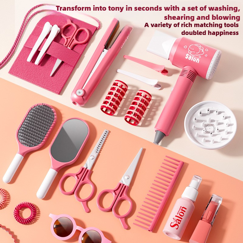 Girls Beauty Salon Set Kids Ha - Beauty Y Makeup ulasan dan harga
