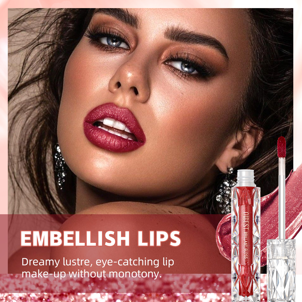 QIBEST Diamond Liquid Lipstick - Lip Gloss Plumping ulasan dan harga