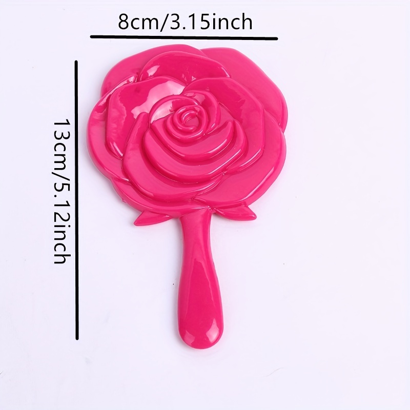Retro Rose Small Mirror Portab - Beauty Flower Makeup ulasan dan harga