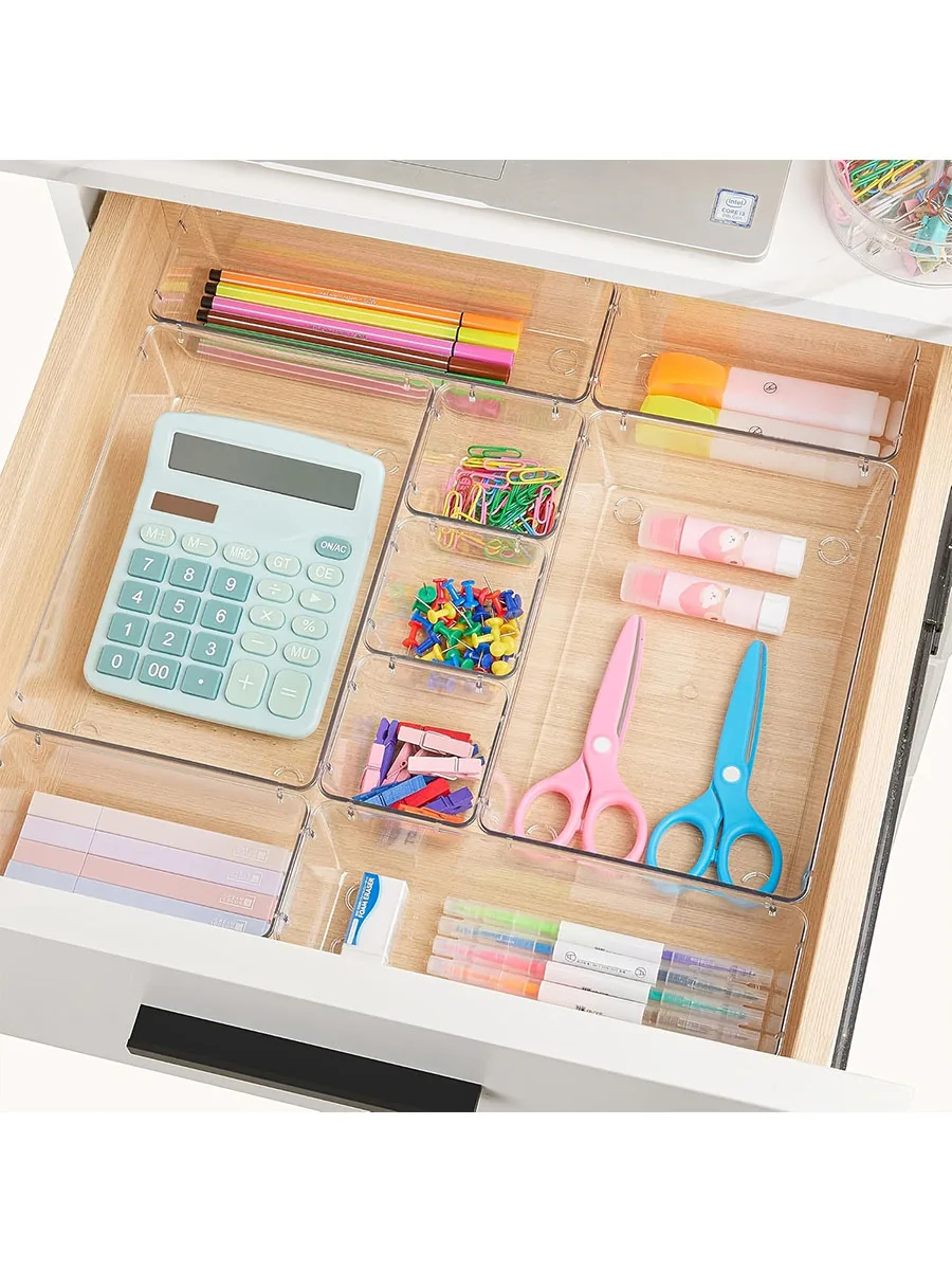 6/9/12Pack Drawer Organizers C - Beauty Makeup Desk ulasan dan harga