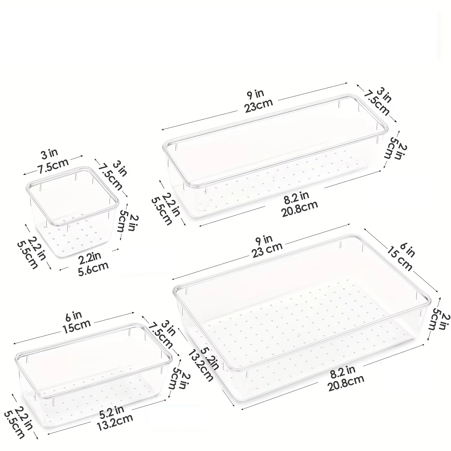 6/9/12Pack Drawer Organizers C - Beauty Makeup Desk ulasan dan harga