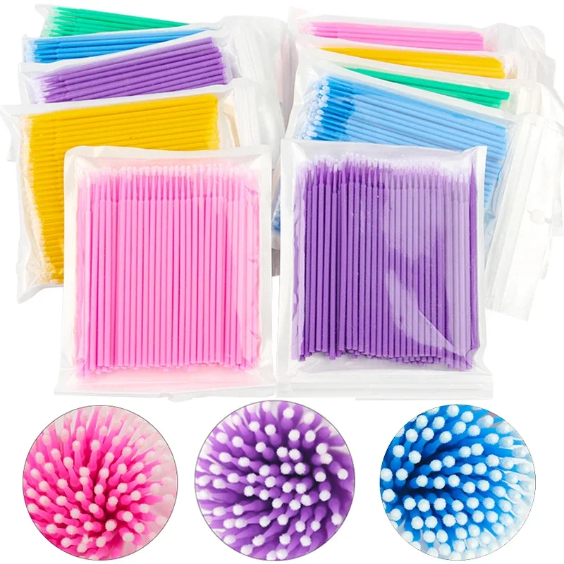 100Pcs Eyelash Cleaning Brush  - Beauty Makeup Remover ulasan dan harga