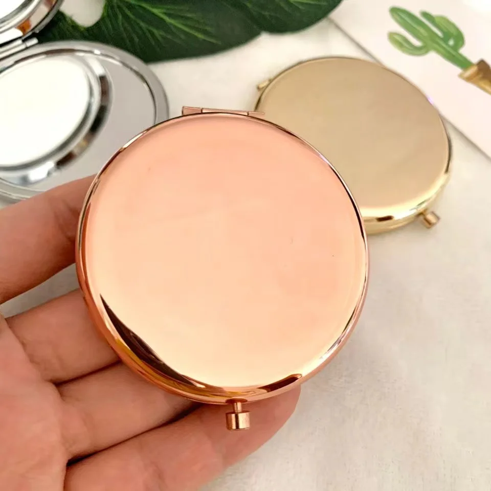 Portable Makeup Mirror Solid r - Beauty Flower Makeup ulasan dan harga