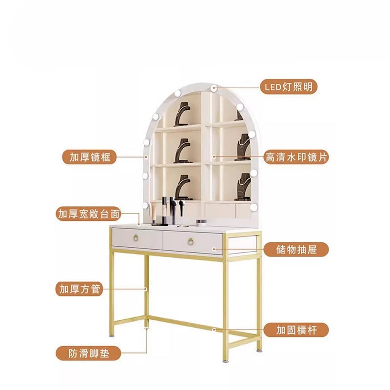 Studio makeup mirror with lamp - Beauty Makeup Studio ulasan dan harga