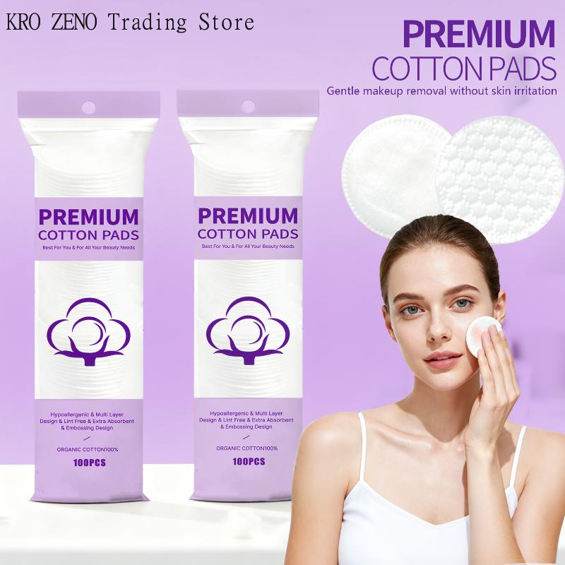 Disposable Makeup Cotton Pad 1 - Beauty Makeup Remover ulasan dan harga