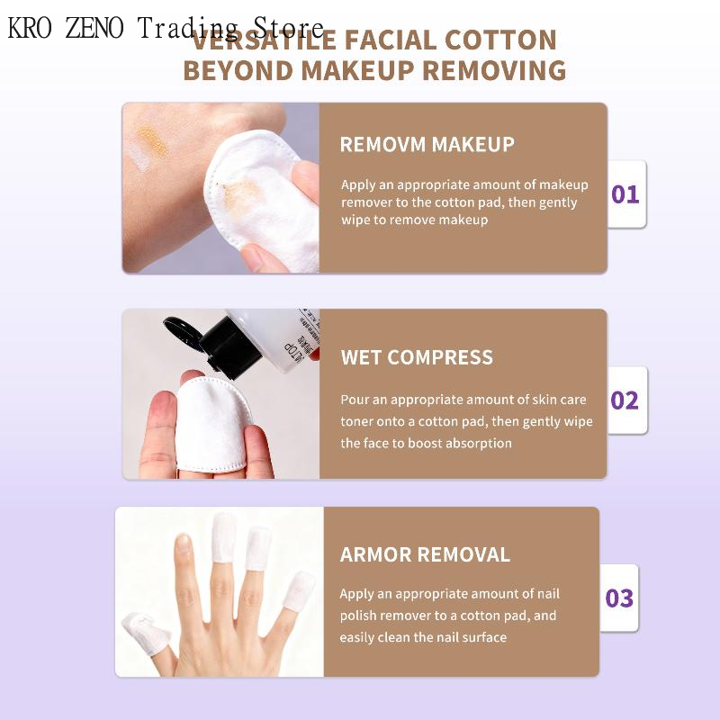 Disposable Makeup Cotton Pad 1 - Beauty Makeup Remover ulasan dan harga