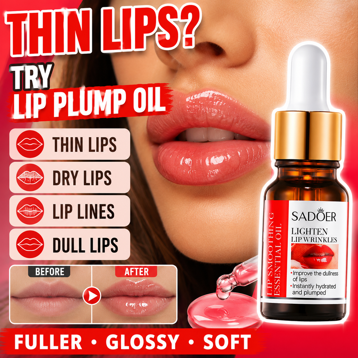 Lip Plumping Oil Hydrating Lip - Lip Gloss Plumping ulasan dan harga
