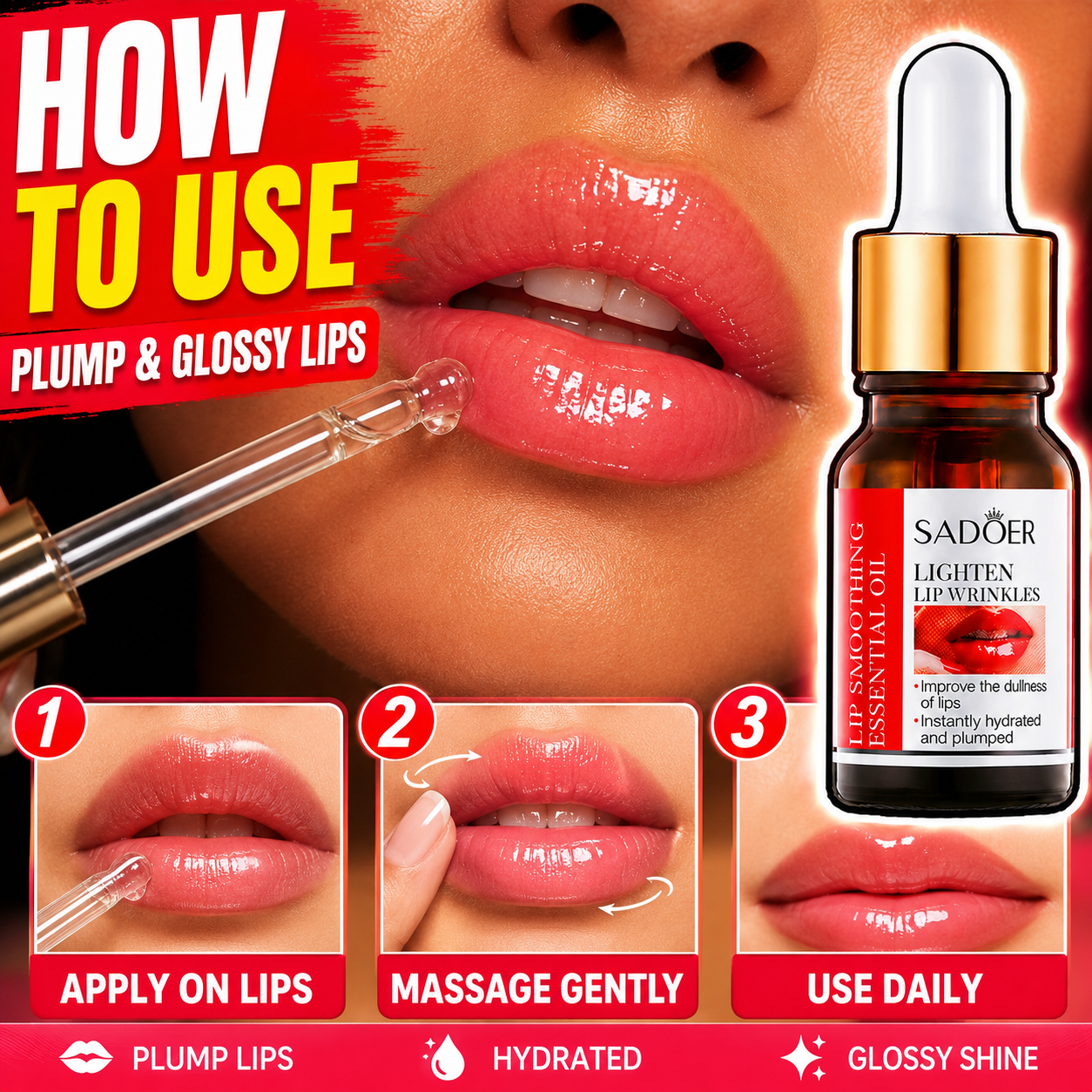Lip Plumping Oil Hydrating Lip - Lip Gloss Plumping ulasan dan harga