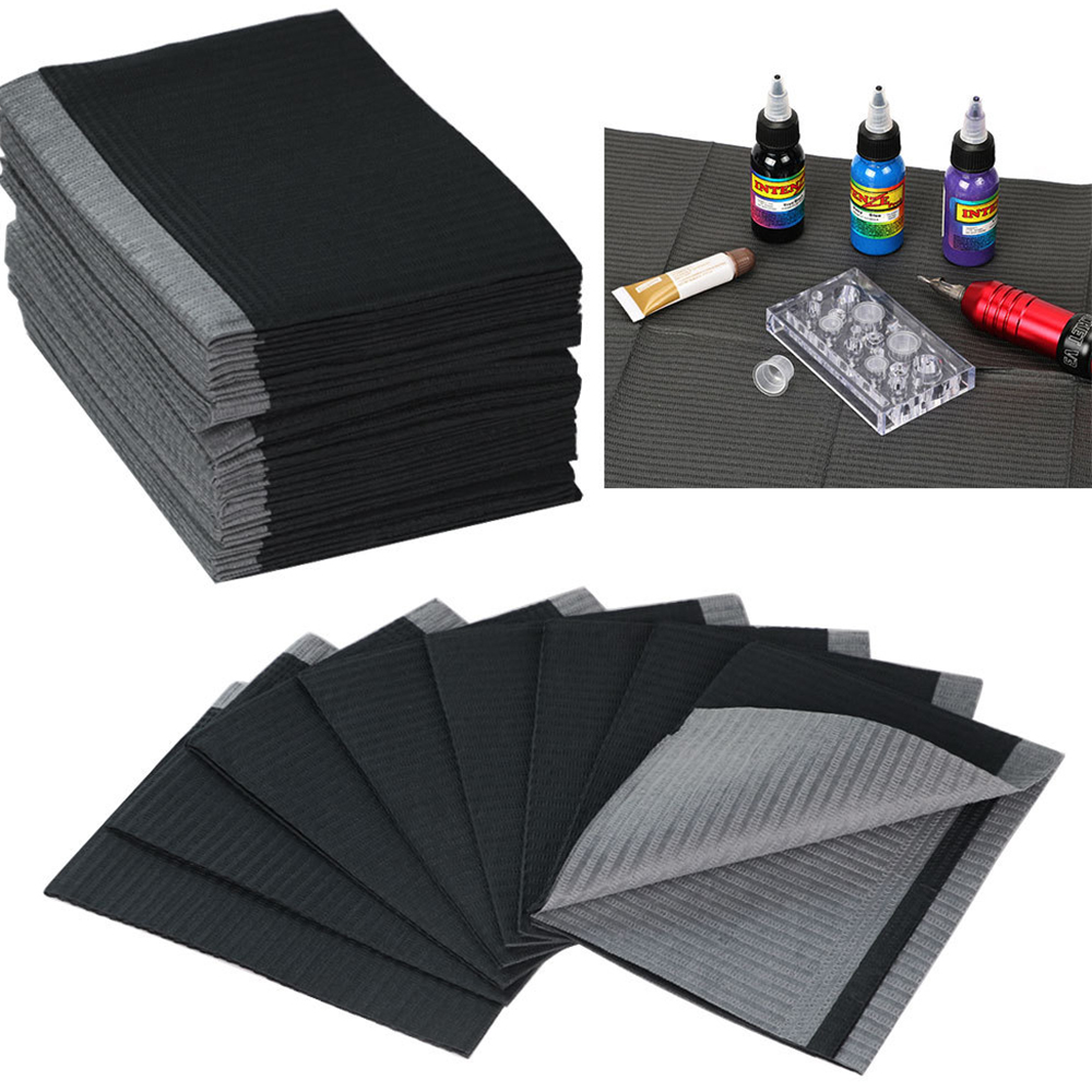 20/50pcs Tattoo Clean Pad Mat  - Beauty Makeup Desk ulasan dan harga