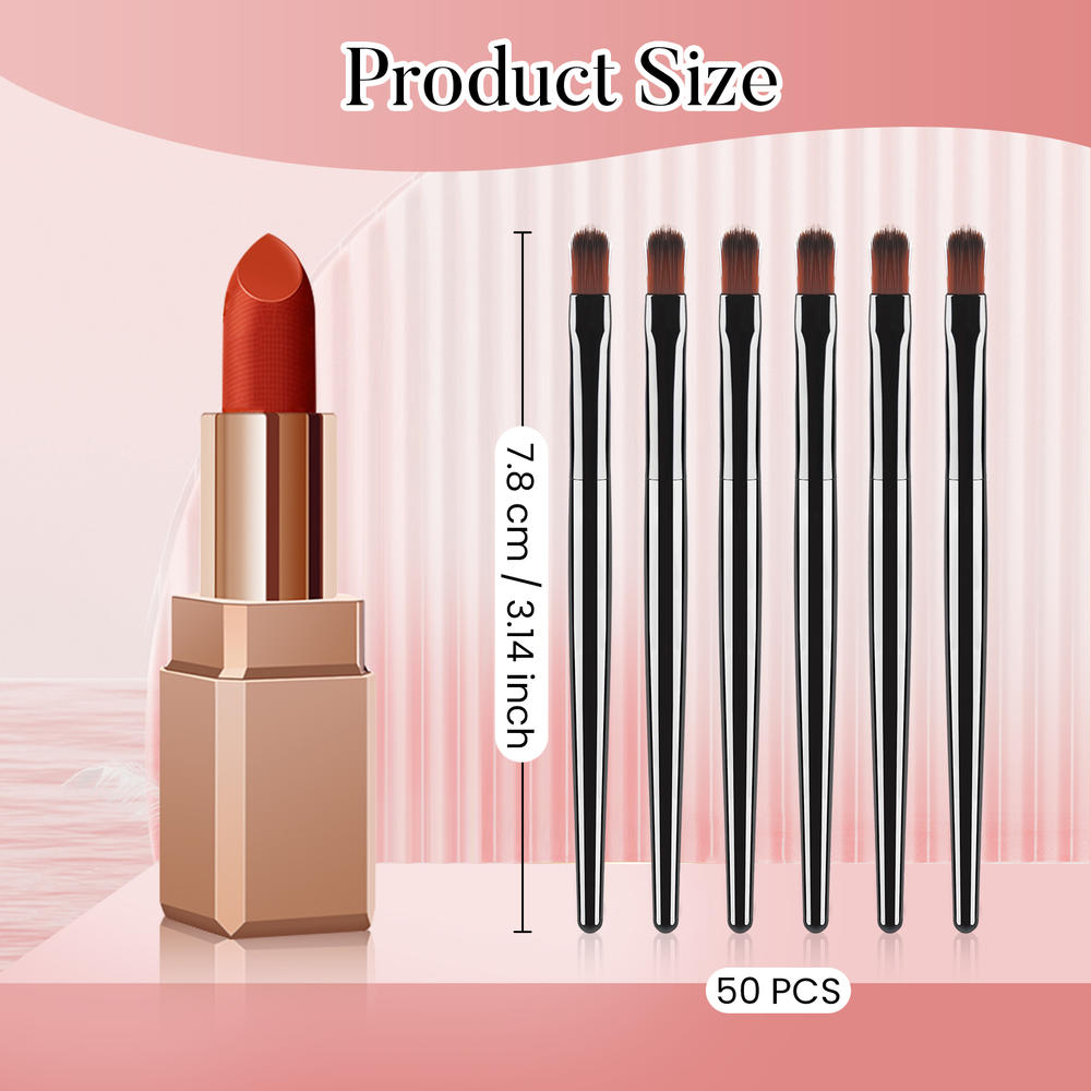 50/100pcs Disposable Lip Brush - Makeup Beauty Set ulasan dan harga
