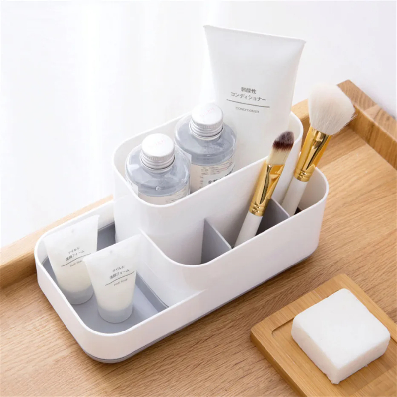 Creative Makeup Organizer Box  - Beauty Makeup Desk ulasan dan harga