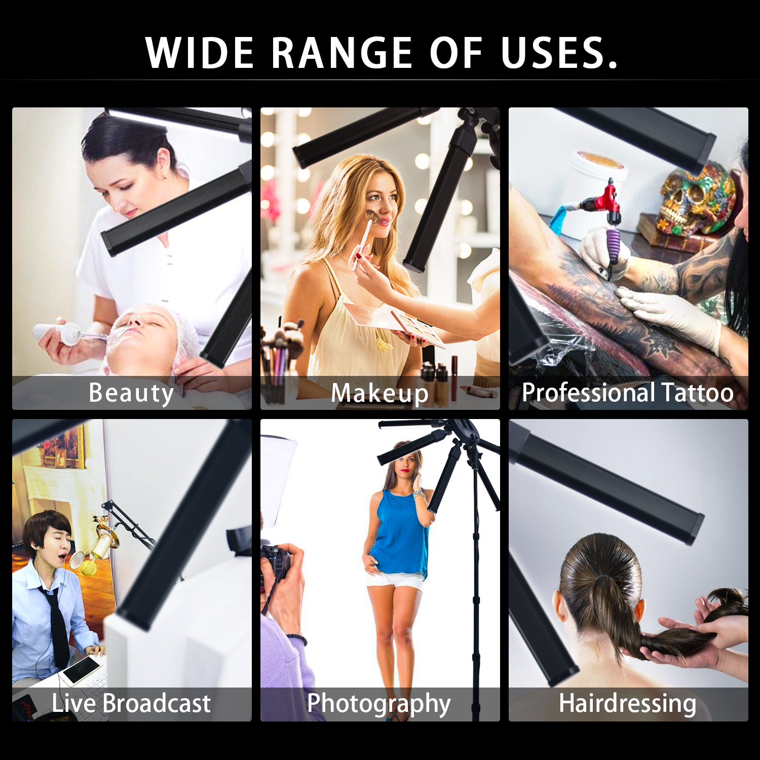 LED Dimmable Bi-Color Photogra - Beauty Makeup Tiktok ulasan dan harga