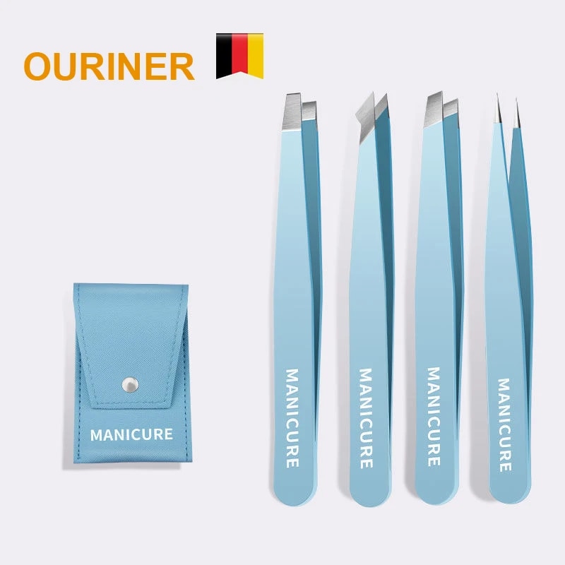 Eyebrow Tweezer Colorful Hair  - Beauty Makeup Remover ulasan dan harga