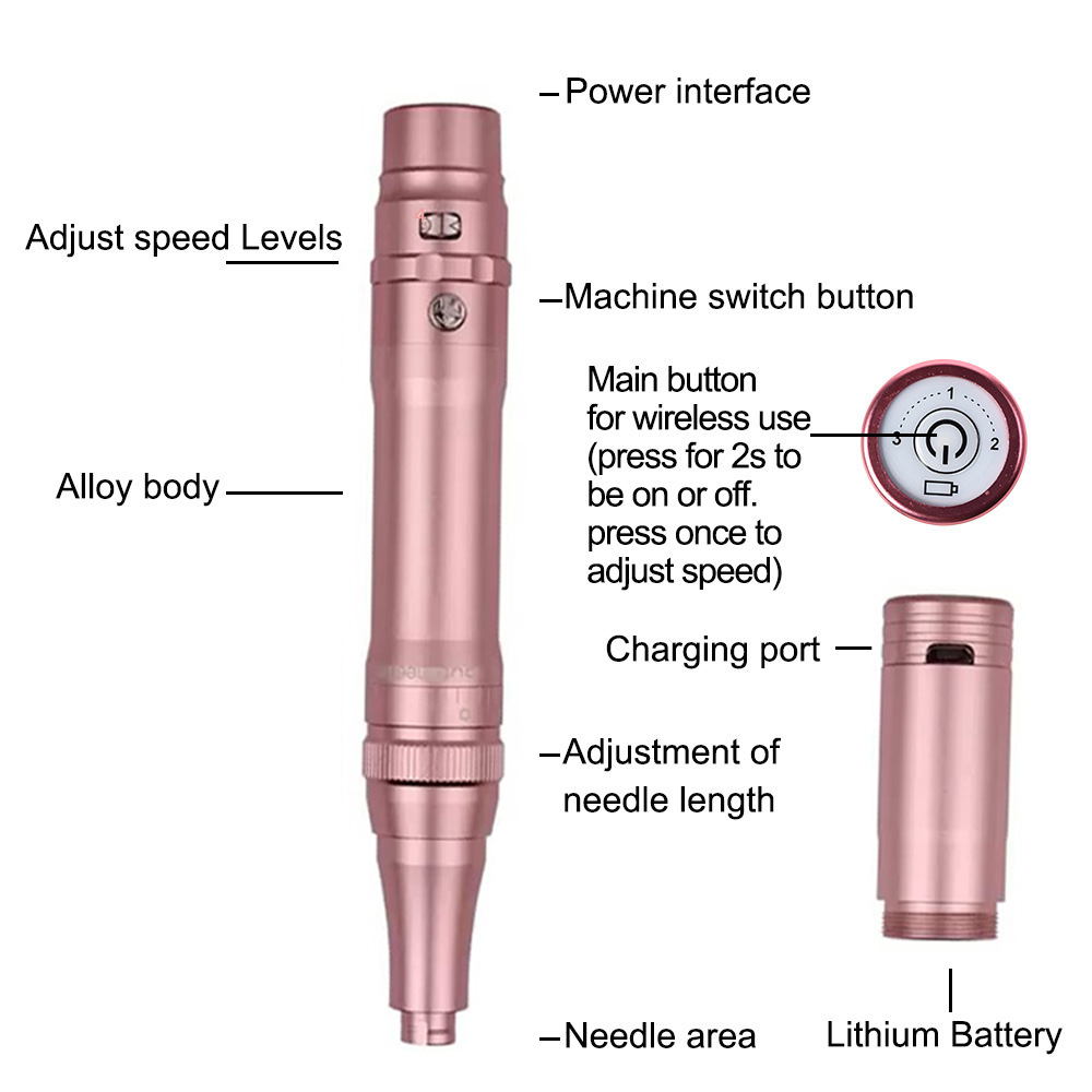 XIMN008 Rose Gold Wireless Per - Beauty Flower Makeup ulasan dan harga