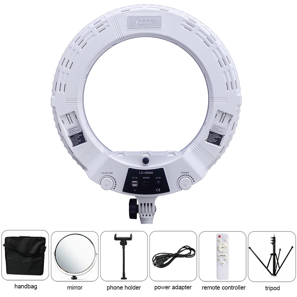 Yidoblo Warm Cold Light LX-480 - Beauty Makeup Studio ulasan dan harga