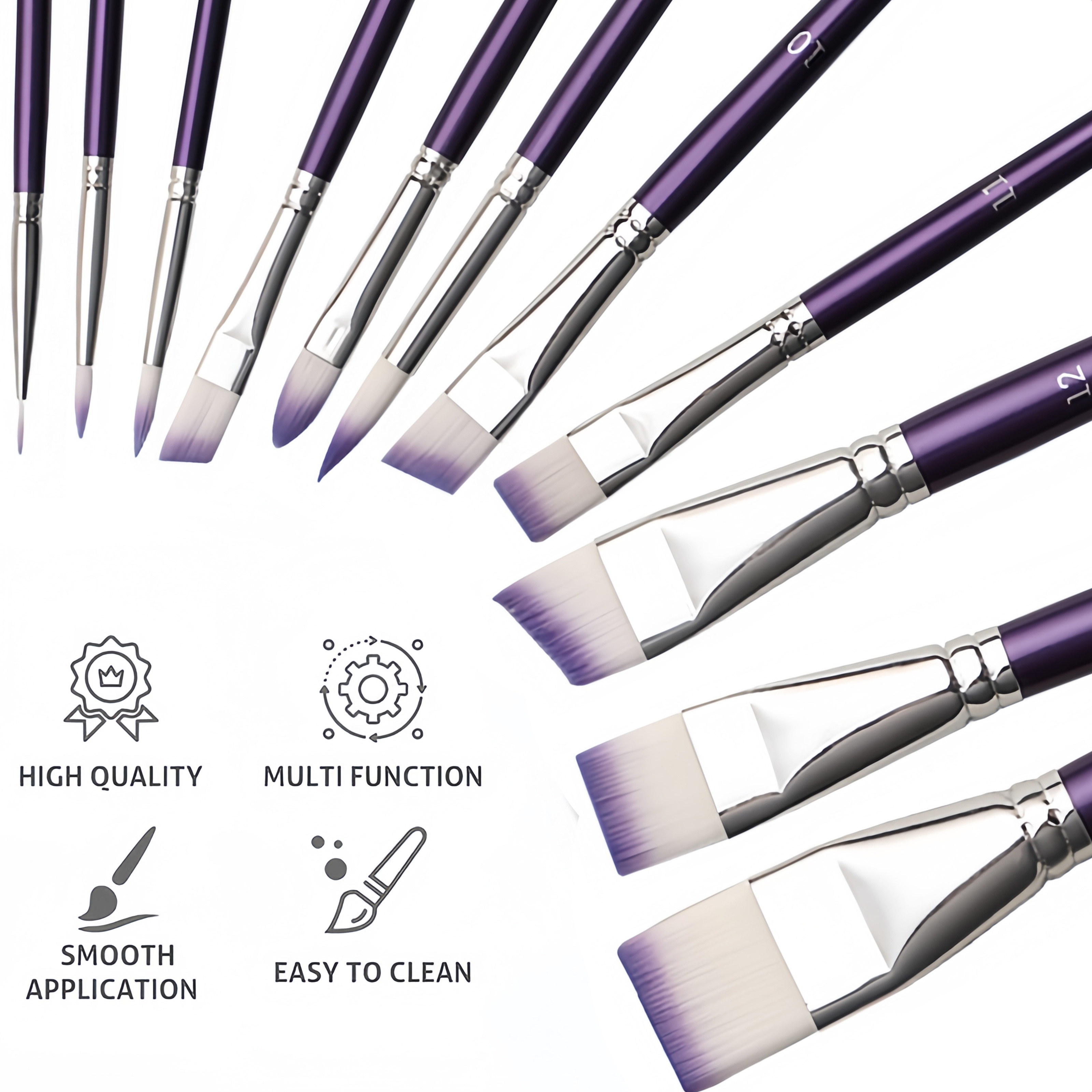 7/11pcs Professional painting  - Beauty Makeup Studio ulasan dan harga