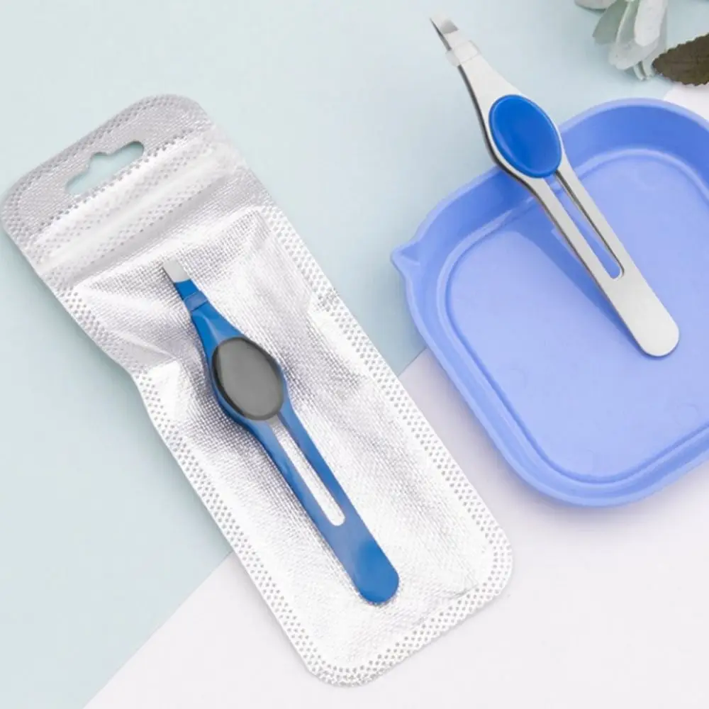 Stainless Steel Eyebrow Tweeze - Beauty Makeup Remover ulasan dan harga