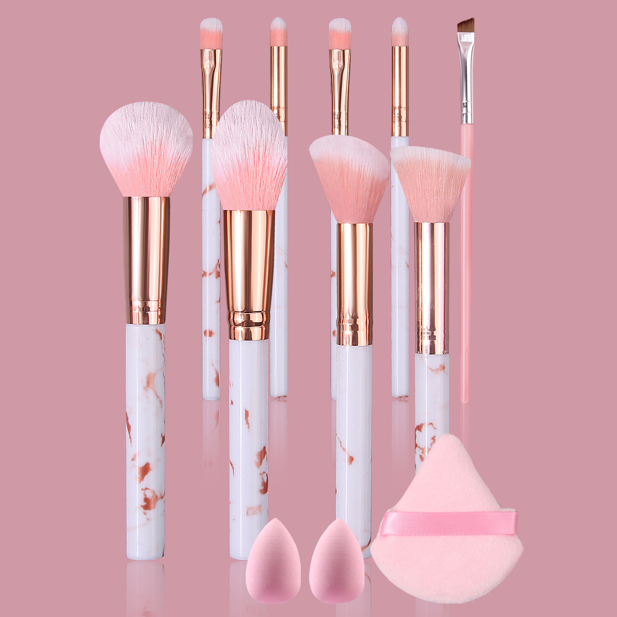 12PCS Professional Makeup Brus - Beauty Flower Makeup ulasan dan harga