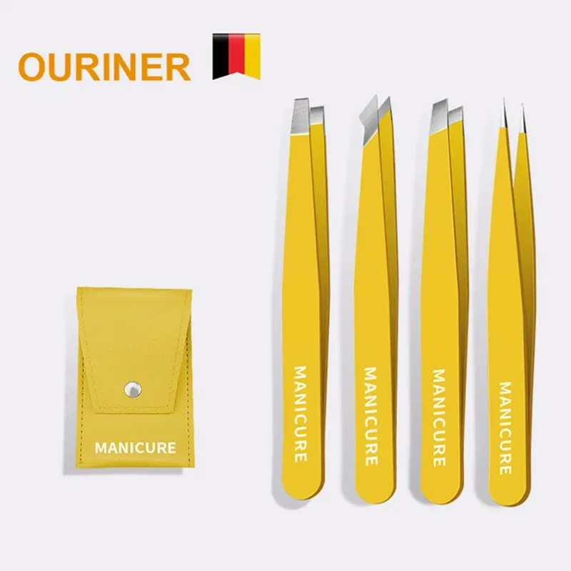 Eyebrow Tweezer Colorful Hair  - Beauty Makeup Remover ulasan dan harga