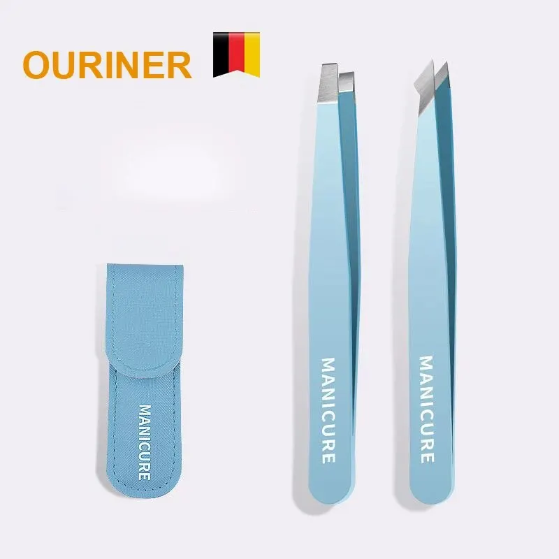 Eyebrow Tweezer Colorful Hair  - Beauty Makeup Remover ulasan dan harga
