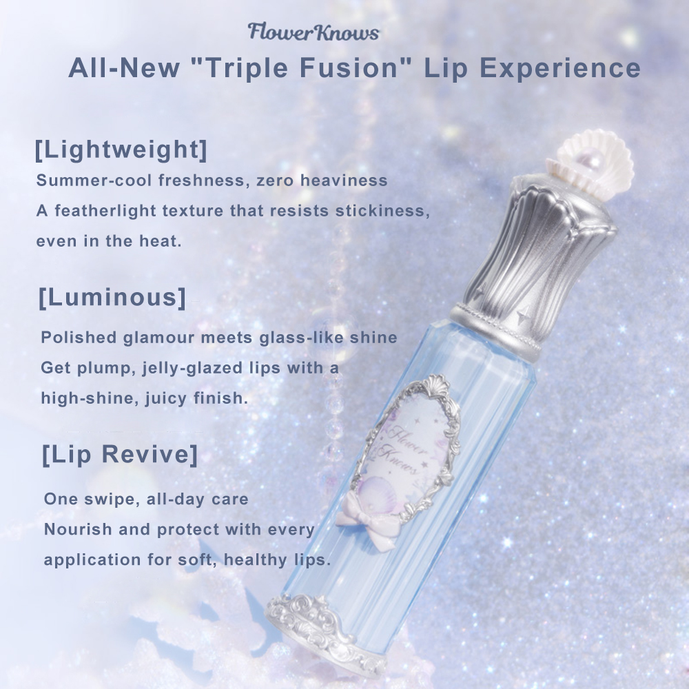 Flower Knows Shells Jewel Lip  - Lip Gloss Plumping ulasan dan harga