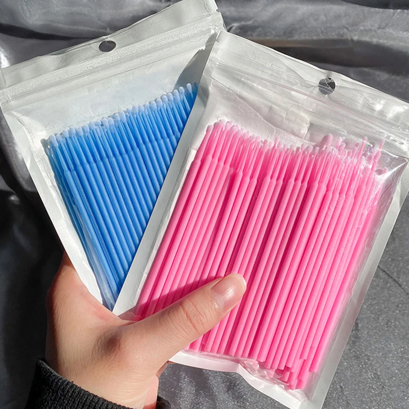 100Pcs Eyelash Cleaning Brush  - Beauty Makeup Remover ulasan dan harga
