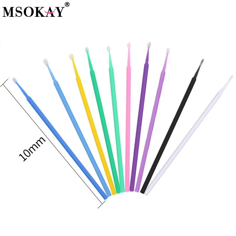 100Pcs Eyelash Cleaning Brush  - Beauty Makeup Remover ulasan dan harga