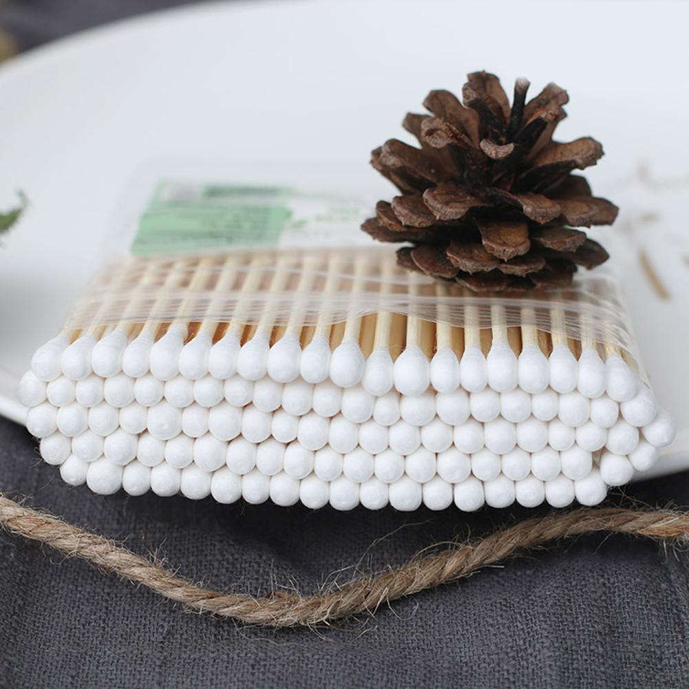10/100pcs Disposable Cotton Sw - Beauty Makeup Remover ulasan dan harga