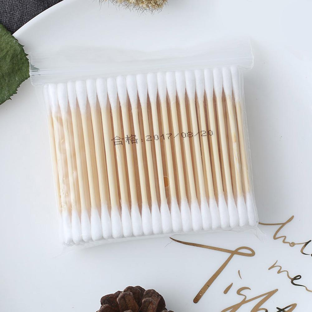 10/100pcs Disposable Cotton Sw - Beauty Makeup Remover ulasan dan harga