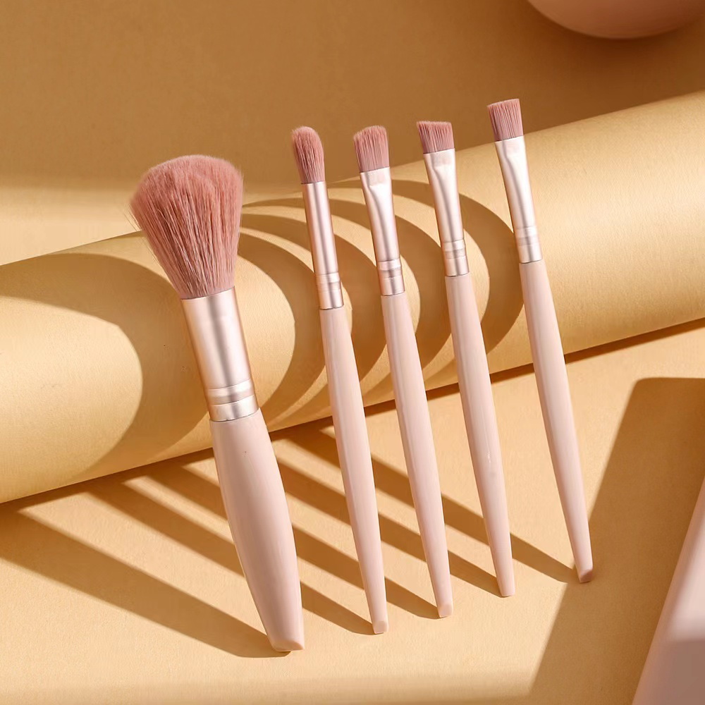 5pcs Cosmetic Brush Kit With M - Makeup Beauty Set ulasan dan harga