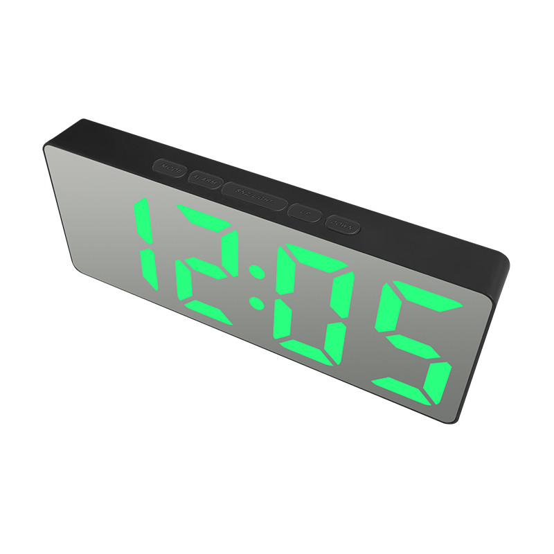 1pc LED Mirror Digital Clock B - Beauty Makeup Desk ulasan dan harga