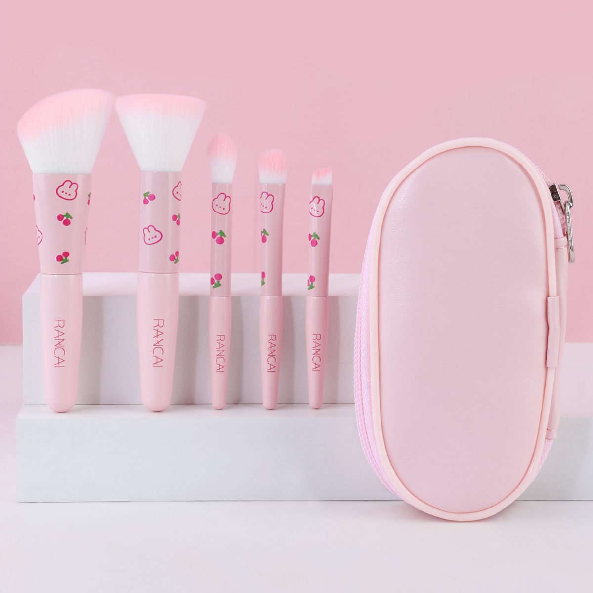 5Pcs Cute Compact Makeup Brush - Beauty Full Makeup ulasan dan harga