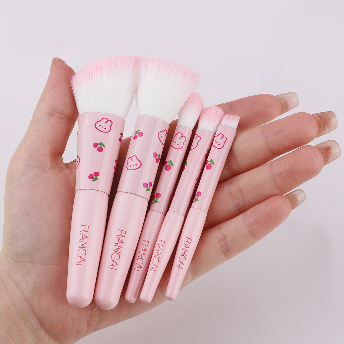 5Pcs Cute Compact Makeup Brush - Beauty Full Makeup ulasan dan harga