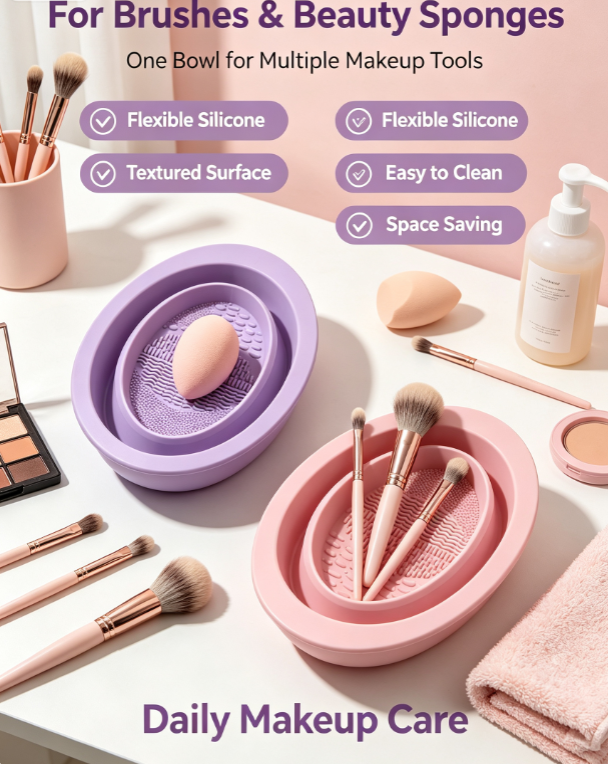 Flexible Silicone Makeup Clean - Makeup Beauty Set ulasan dan harga