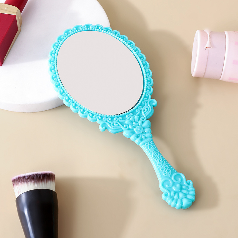 Vintage Lace Handheld Mirror w - Beauty Makeup Hd ulasan dan harga