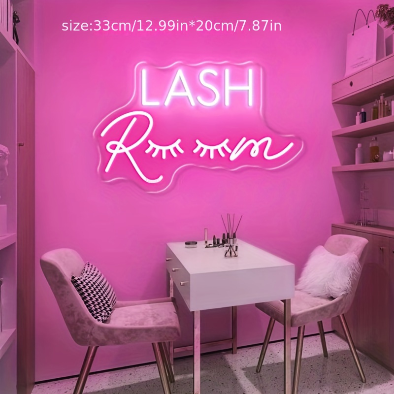 LASH Room Neon Sign LED Wall A - Beauty Makeup Studio ulasan dan harga