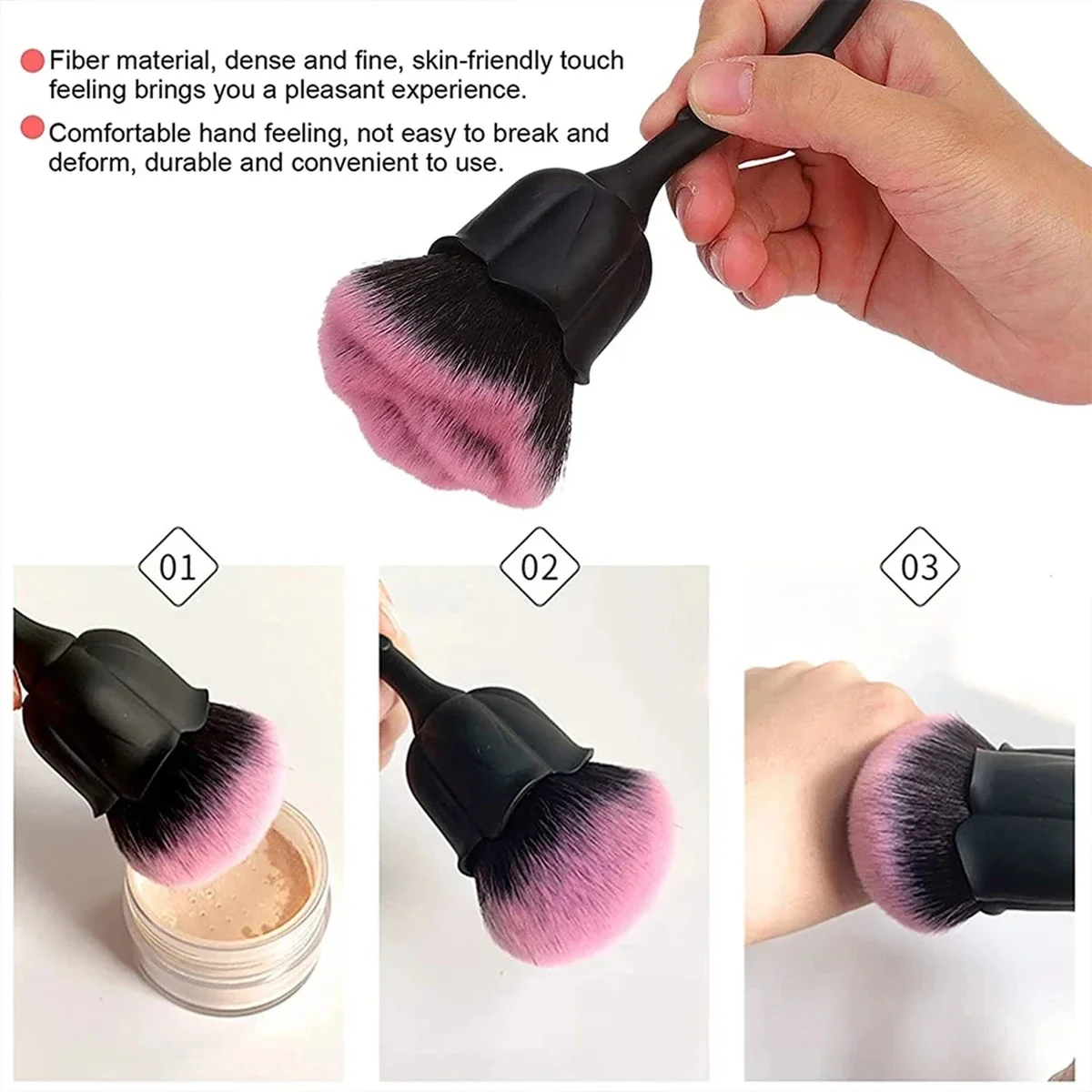Flower Rose Nail Art Dust Clea - Beauty Flower Makeup ulasan dan harga