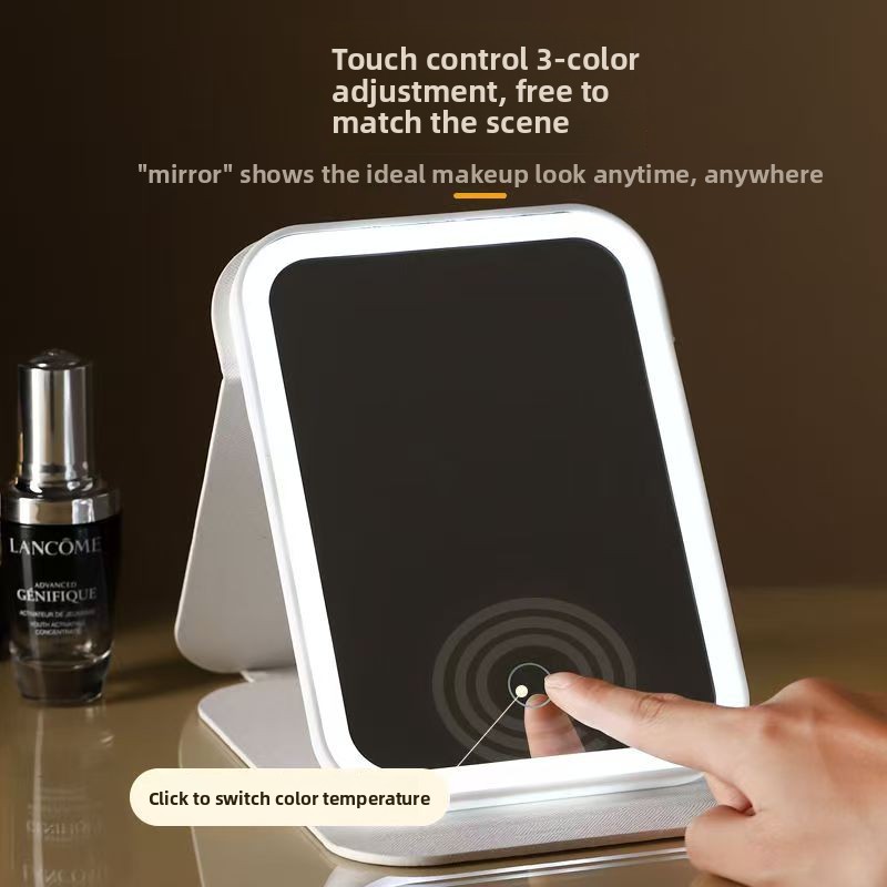LED Foldable Makeup Mirror 3 L - Beauty Makeup Hd ulasan dan harga