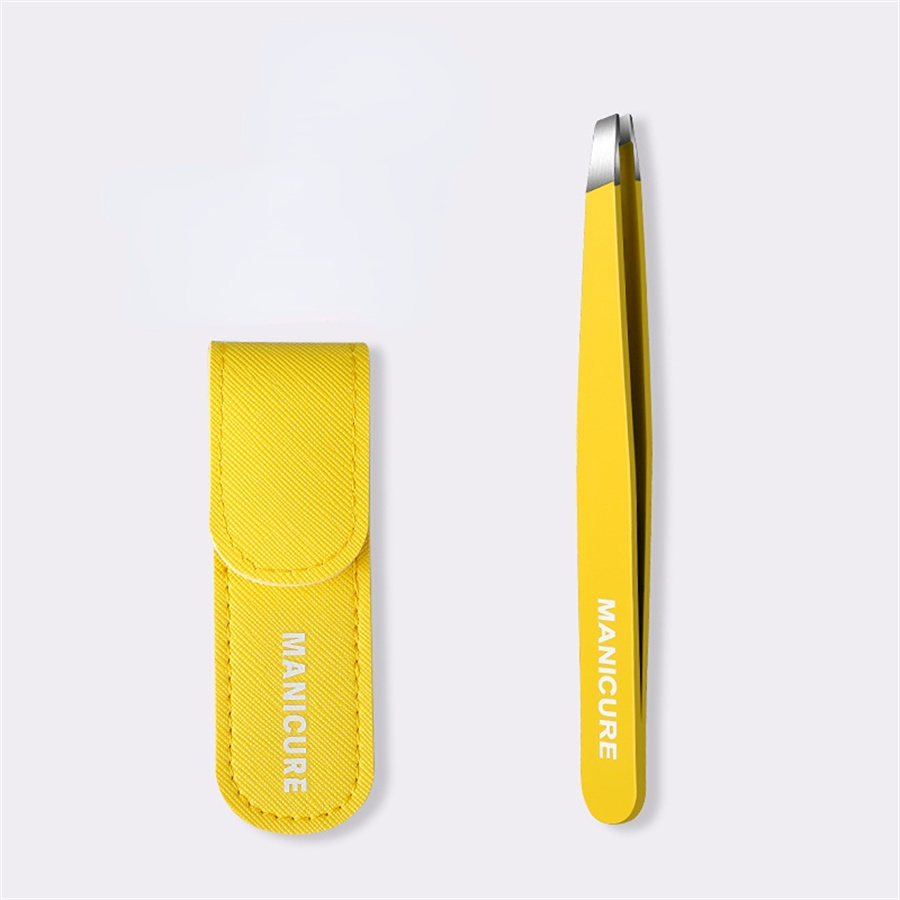 Eyebrow Tweezer Colorful Hair  - Beauty Makeup Remover ulasan dan harga