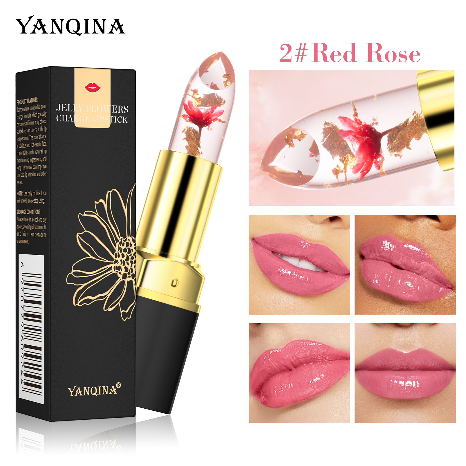 Color Changing Jelly Lipstick  - Beauty Flower Makeup ulasan dan harga