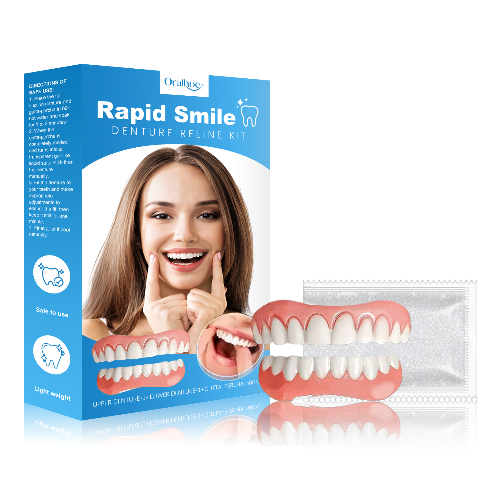 Cosmetic Tooth Veneer Kit - De - Beauty Makeup Products ulasan dan harga