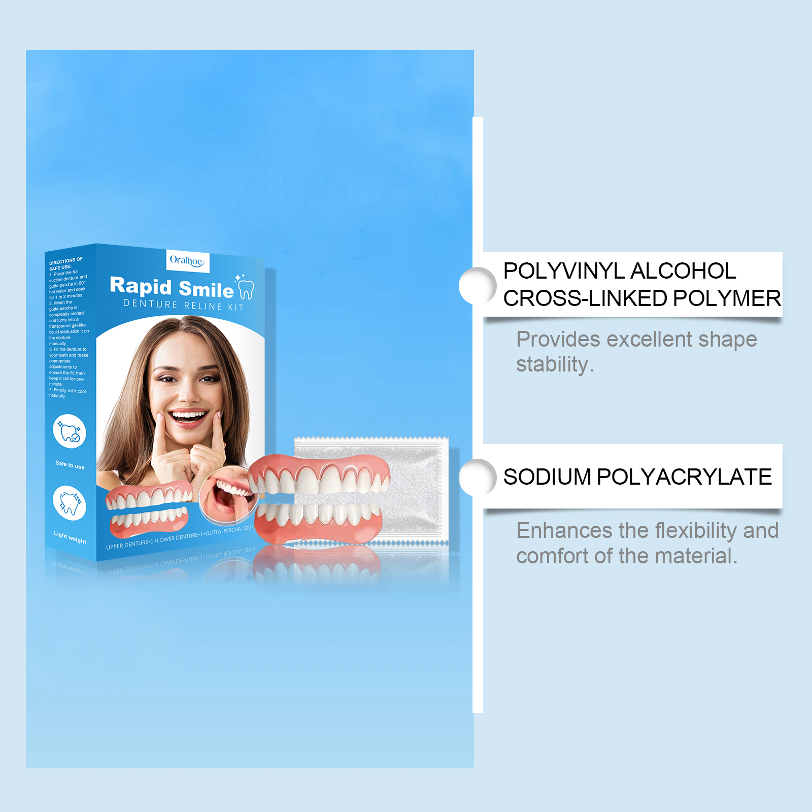Cosmetic Tooth Veneer Kit - De - Beauty Makeup Products ulasan dan harga